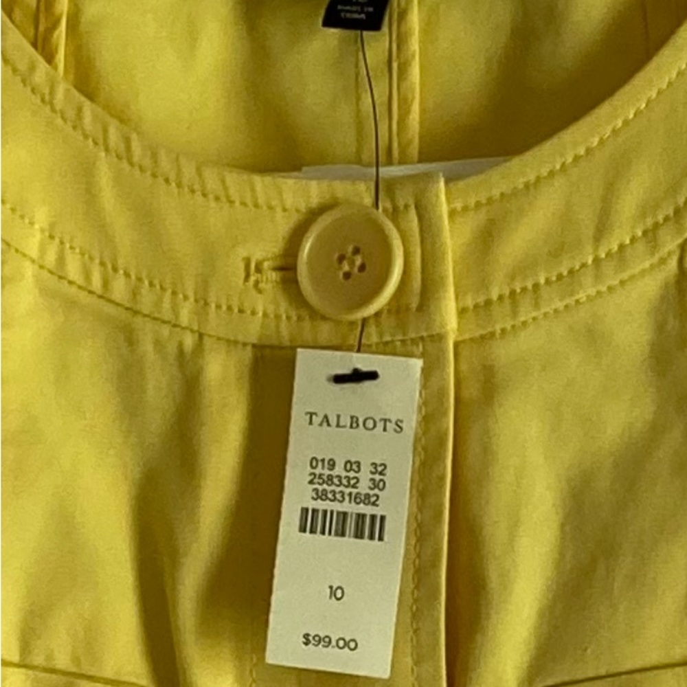NWT TALBOTS Women’s Top, Suit Top or Light Overcoat Size 10